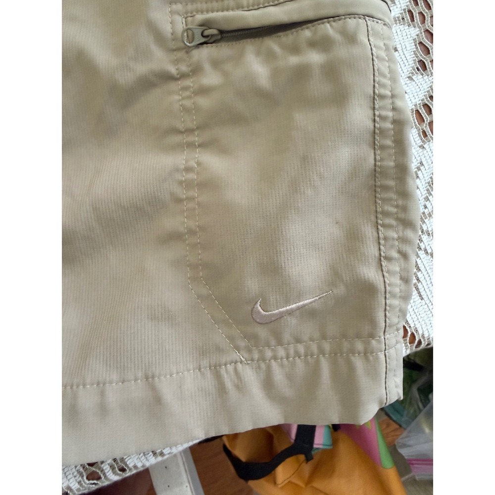 Nike Golf Dri-FIT Cargo Shorts Mens 40 Tan Khaki Performance Golfing Casual